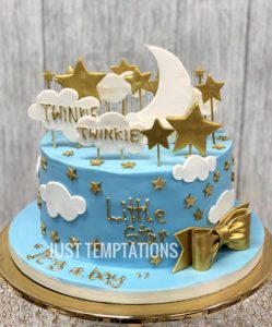 gender reveal cake